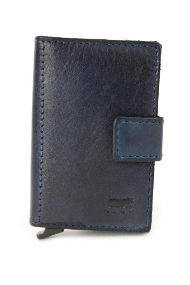 BEAR DESIGN - COW LAVATO Kreditkartenetui Pip Blue Blau von BEAR DESIGN