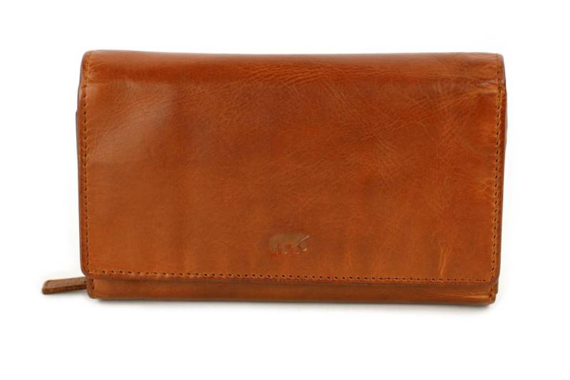 BEAR DESIGN - COW LAVATO Langbörse Cognac Cognac von BEAR DESIGN