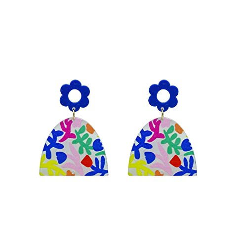 Acryl-Blumen-Ohrringe für Damen, doppelte Gänseblümchen, Harz-Blumen, Blumenohrringe für Mädchen, Teenager, Y2K, gelb-weiße Blumen, 60/70er-Jahre, Zink, Acryl Acryl-Blumen-Ohrringe für Damen, doppelte Gänseblümchen, Harz-Blumen, Blumenohrringe für Mädchen, Teenager, Y2K, gelb-weiße Blumen, 60/70er-Jahre, Zink, Acryl von BEARJIA