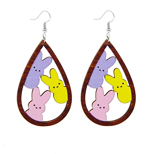 Ostern Ohrringe Holz Häschen Ohrringe Damen Urlaub Ohrringe Ostern Ohrringe, Holz, Holz Ostern Ohrringe Holz Häschen Ohrringe Damen Urlaub Ohrringe Ostern Ohrringe, Holz, Holz von BEARJIA