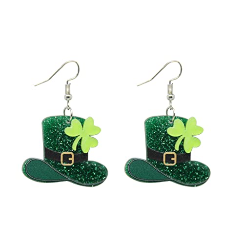 St. Patrick's Day Ohrringe für Damen, Kleeblatt, grüne Ohrringe, irisches Holz, Feiertags-Ohrringe, Schmuck, Zink, Holz St. Patrick's Day Ohrringe für Damen, Kleeblatt, grüne Ohrringe, irisches Holz, Feiertags-Ohrringe, Schmuck, Zink, Holz von BEARJIA