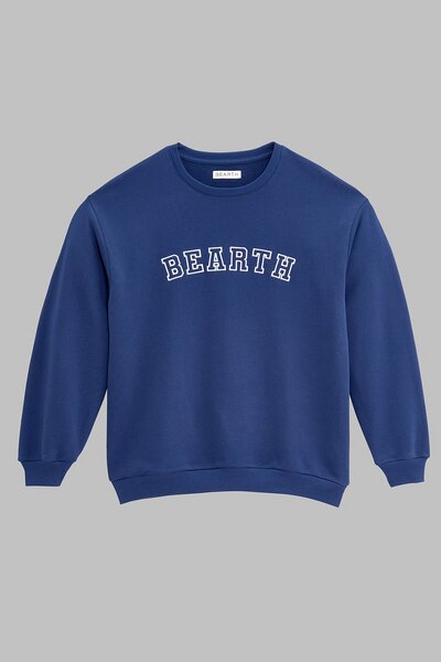 BEARTH Sweatshirt Unisex College Stick Bio-Baumwolle von BEARTH