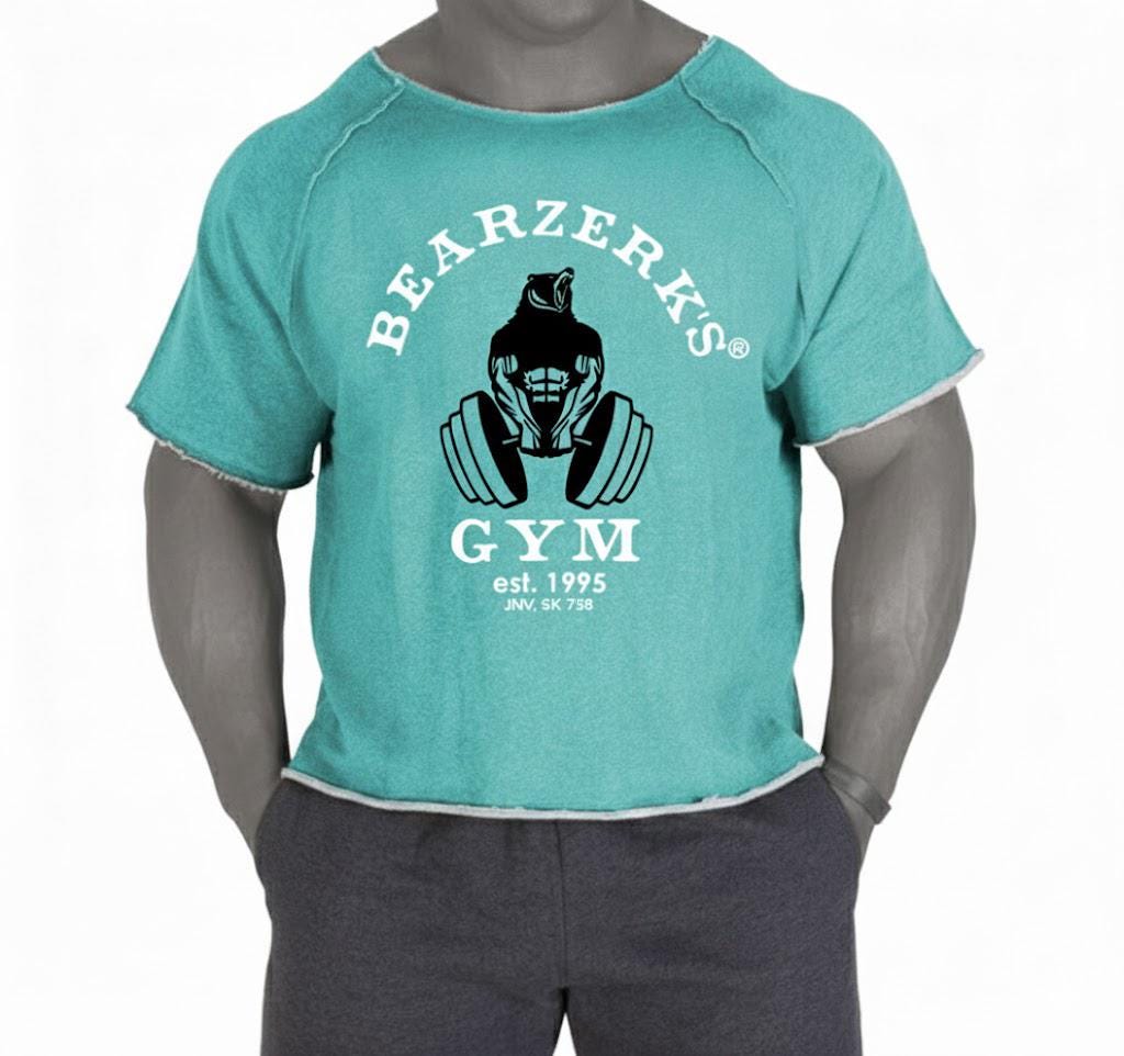 Ragtop Bodybuilding Bearzerks Gym T Shirt Crop Top Oldschool Fitness Mint 80S 90S Sports Fashion Active Wear Golds Muscle Cbum Arnold von BEARZERKGYM