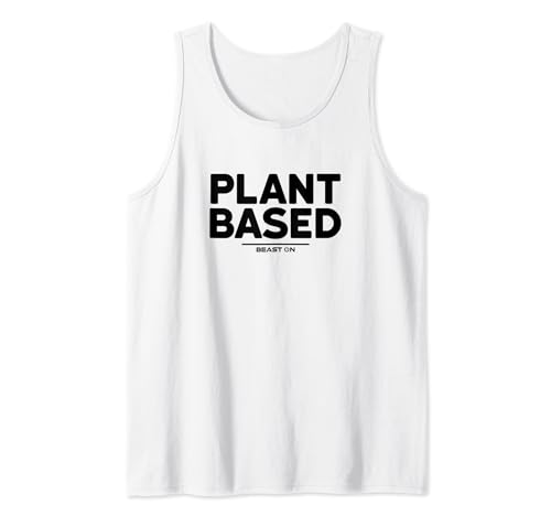 Plant Based Vegan Sport Frauen Fitness Trainings Männer Tank Top von BEAST ON