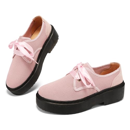 BEAUSEEN Damen Plateau-Slipper – Schlupfschuhe mit Cloud-Komfort-Mesh & gepolsterter Sohle | atmungsaktive Freizeitschuhe, Pink-Wildleder, 38.5 EU von BEAUSEEN