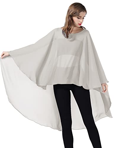 BEAUTELICATE Stola Damen Chiffon Schal Umschlagtücher Cape Elegant für Festlich Hochzeit Brautkleid Abendkleid BEAUTELICATE Stola Damen Chiffon Schal Umschlagtücher Cape Elegant für Festlich Hochzeit Brautkleid Abendkleid von BEAUTELICATE