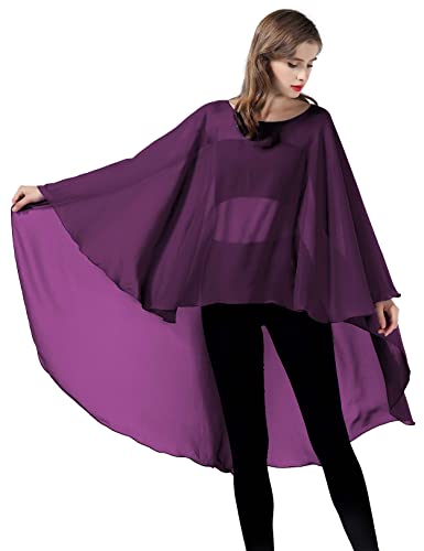 BEAUTELICATE Stola Damen Chiffon Schal Umschlagtücher Cape Elegant für Festlich Hochzeit Brautkleid Abendkleid von BEAUTELICATE