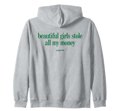 Beautiful Girls Stole All My Money X Valentinstag - Back Kapuzenjacke von BEAUTIFUL GIRLS STOLE ALL MY MONEY Lover Statement