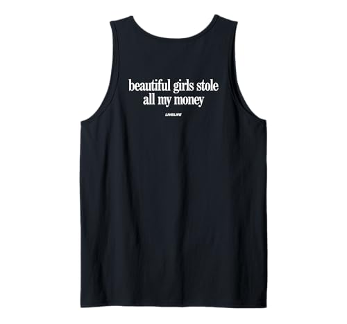Beautiful Girls Stole All My Money X Valentinstag - Back Tank Top Beautiful Girls Stole All My Money X Valentinstag - Back Tank Top von BEAUTIFUL GIRLS STOLE ALL MY MONEY Lover Statement