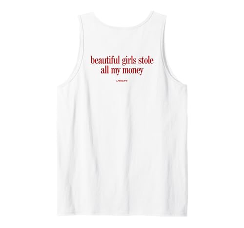 Beautiful Girls Stole All My Money X Valentinstag - Back Tank Top Beautiful Girls Stole All My Money X Valentinstag - Back Tank Top von BEAUTIFUL GIRLS STOLE ALL MY MONEY Lover Statement