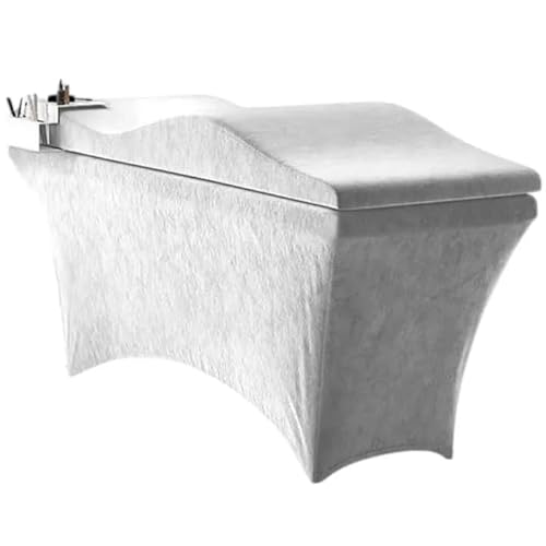 Wiederverwendbares Laken für Kosmetikliege, 180x70cm, elastisch, mit Gummiband, langlebig, leicht zu waschen, für Massage- und SPA-Salons, professionell (Grau, 180 x 70 cm) von BEAUTIONA