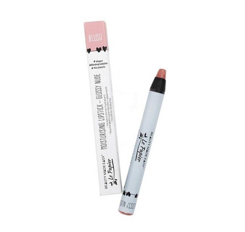 BEAUTY MADE EASY Rouge MOISTURISING BARRA DE LABIOS GLOSSY Hautfarbe BLUSH 6GR von BEAUTY MADE EASY