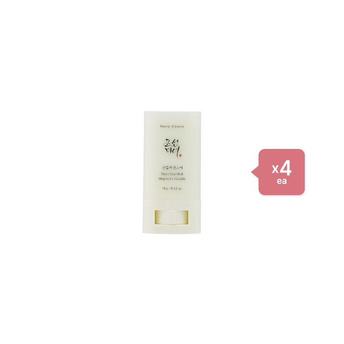BEAUTY OF JOSEON - Matte Sun Stick : Mugwort + Camelia SPF50 PA++++ - 18g (4ea) Set von BEAUTY OF JOSEON