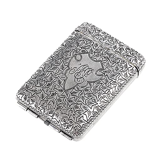 BEAUTYBIGBANG Cigarette Case Box Silber hohe Qualitäten Metall für 14 Zigaretten Normalgröße Zigarette Peaky Blinders Merchandise als Geschenke für Männer Verpackung von BEAUTYBIGBANG