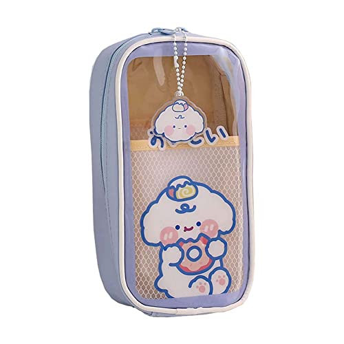 BEAUTYBIGBANG Federmäppchen Kawaii Pencil Case Etui Große Kapazität Federtaschen Unisex Mäppchen Stiftetasche Bleistift Beutel Federmappe Schulsachen Pencil Case mit Tragegriff für Schule Büro (Lila) von BEAUTYBIGBANG