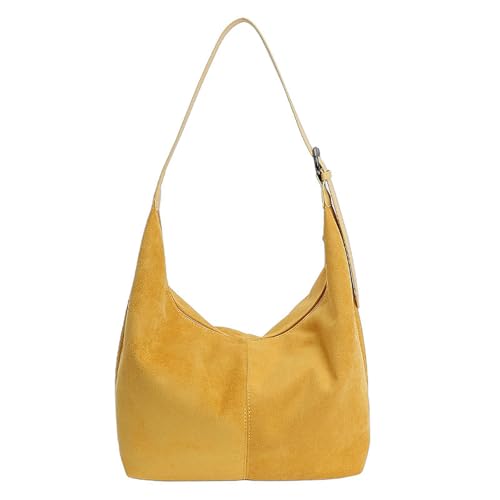 BEAUTYC Bags For Women Frauen Mit Großer Kapazität Casual Schulter -Unterarmtasche Pendlertasche-Gelb von BEAUTYC