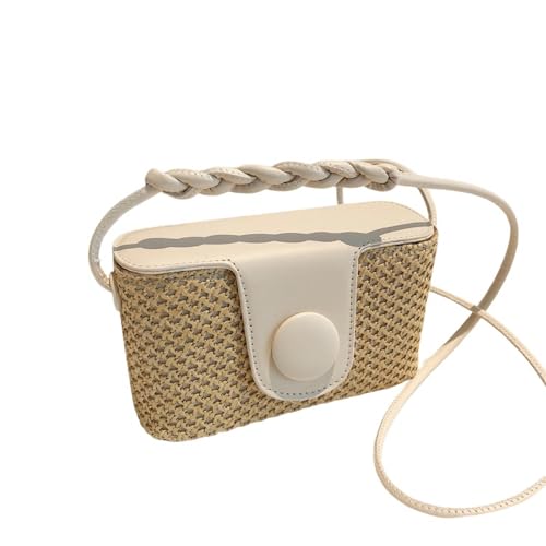 BEAUTYC Bags For Women Gewobene Handtasche Für Frauen, Modische Einzelne Schulter Gewebte Crossbody Tasche, Strandurlaub Tasche von BEAUTYC