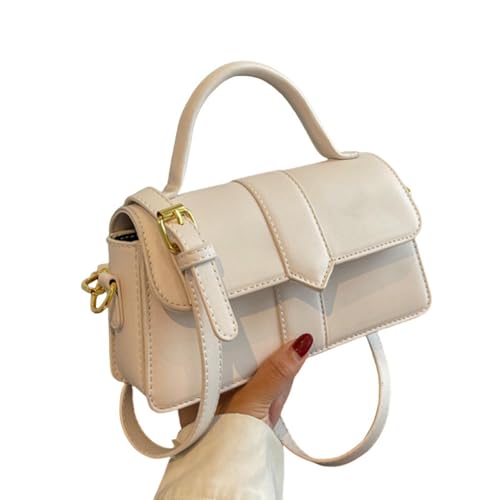 BEAUTYC Bags For Women Mode Frauen Vielseitige Klasse Pendler-Crossbody-Tasche, Handgehaltener Kleiner Quadratbeutel-Biene Weiß von BEAUTYC