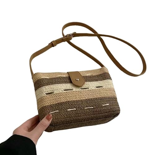 BEAUTYC Bags For Women Vielseitige Und Minimalistische Gewebte Tasche, Eine Schulter Crossbody Tasche, Gradient Strandtasche von BEAUTYC