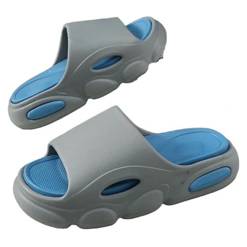 BEAUTYC Hausschuhe Herren Sommer Sandalen Mode Weiche Cloud House Plattform Rutschen Unisex Outdoor Rutschfeste Strandschuhe von BEAUTYC