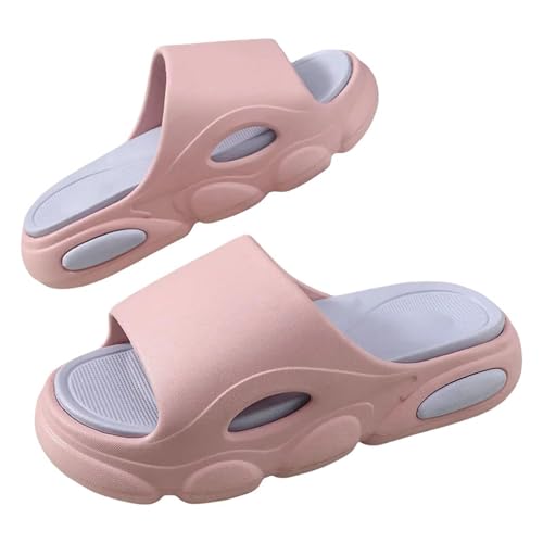 BEAUTYC Hausschuhe Herren Sommer Sandalen Mode Weiche Cloud House Plattform Rutschen Unisex Outdoor Rutschfeste Strandschuhe von BEAUTYC