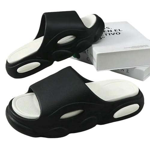 BEAUTYC Hausschuhe Herren Sommer Sandalen Mode Weiche Cloud House Plattform Rutschen Unisex Outdoor Rutschfeste Strandschuhe von BEAUTYC