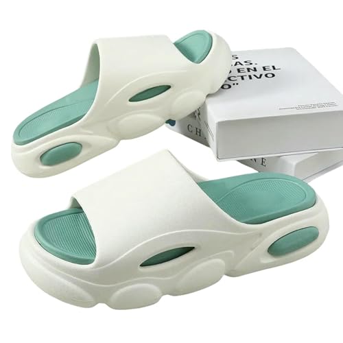 BEAUTYC Hausschuhe Herren Sommer Sandalen Mode Weiche Cloud House Plattform Rutschen Unisex Outdoor Rutschfeste Strandschuhe von BEAUTYC