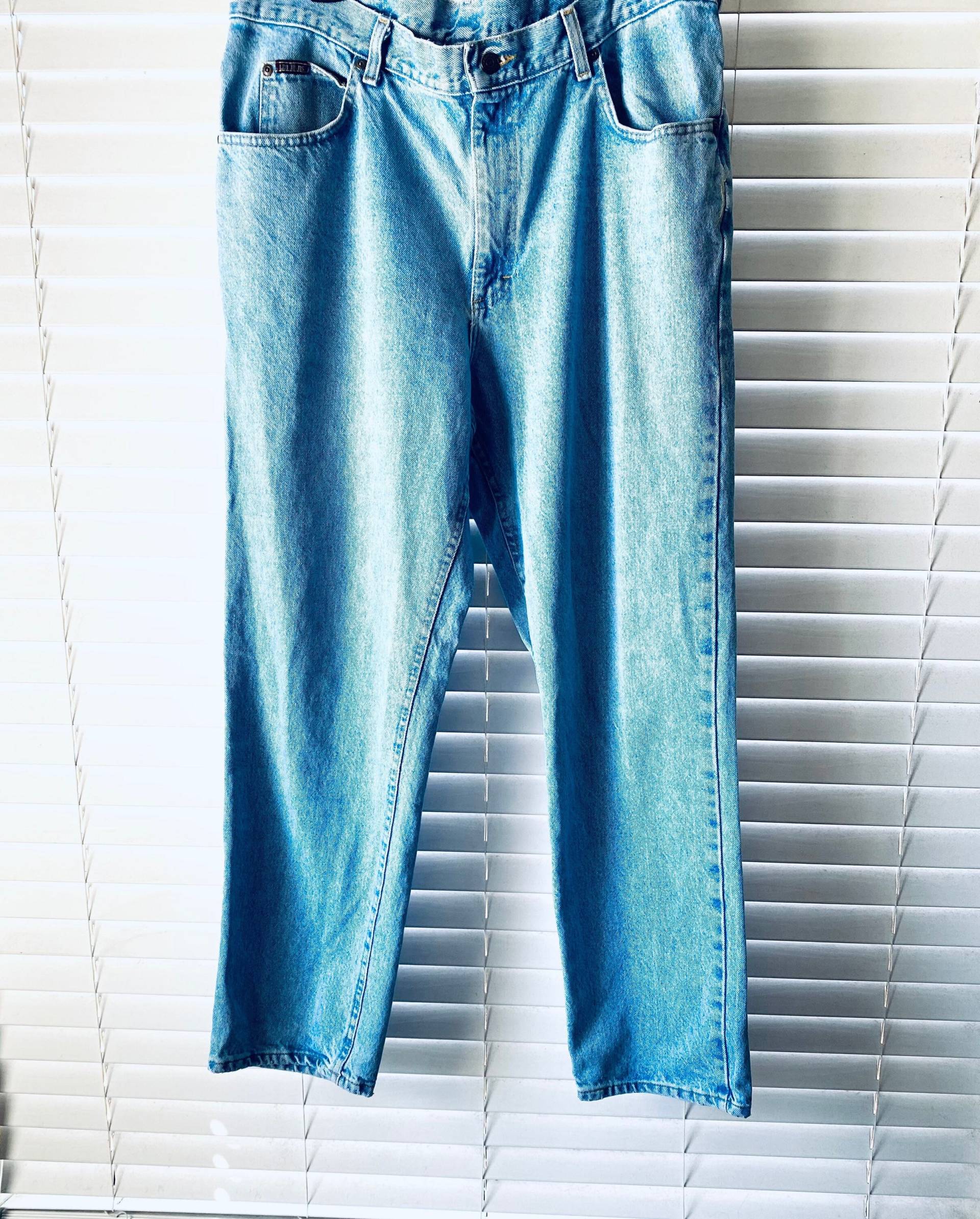 Lee 90Er Vtg Light Wash Boyfriend Gerades Bein Jeans von BEAUTYTOAST