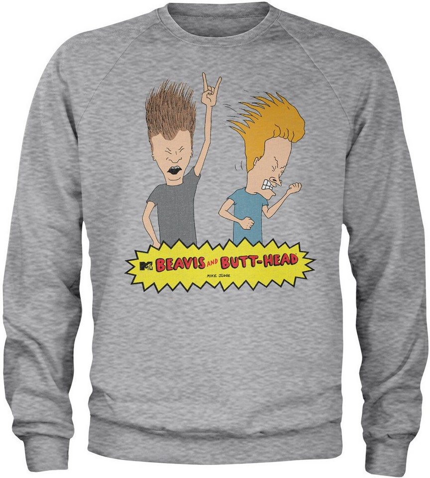 BEAVIS and BUTT-HEAD Rundhalspullover BEAVIS and BUTT-HEAD Rundhalspullover von BEAVIS and BUTT-HEAD