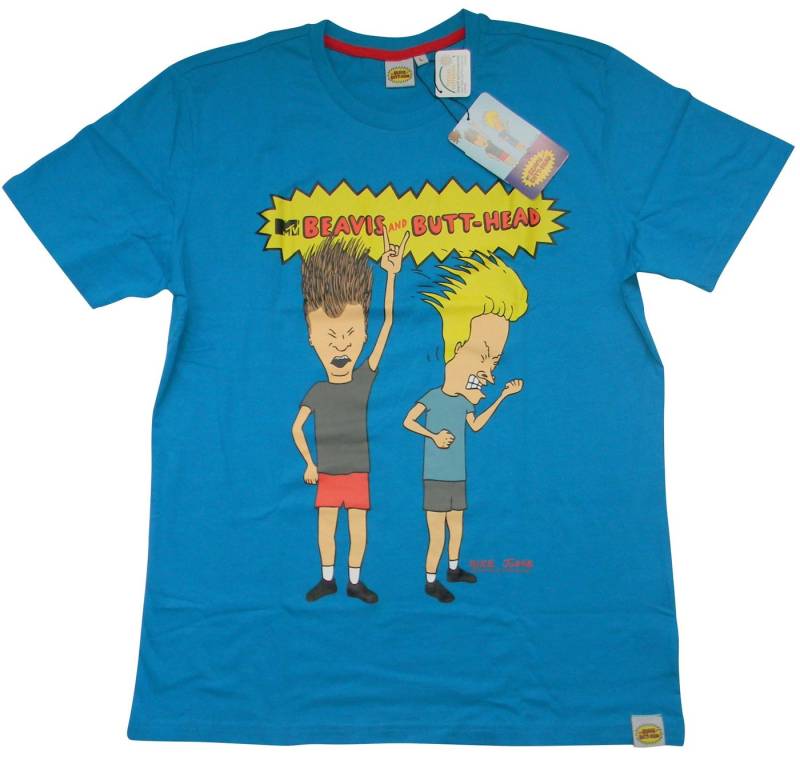 BEAVIS and BUTT-HEAD T-Shirt T-Shirt 'Angry' (Stück, 1-tlg., Stück) mit Frontprint von BEAVIS and BUTT-HEAD