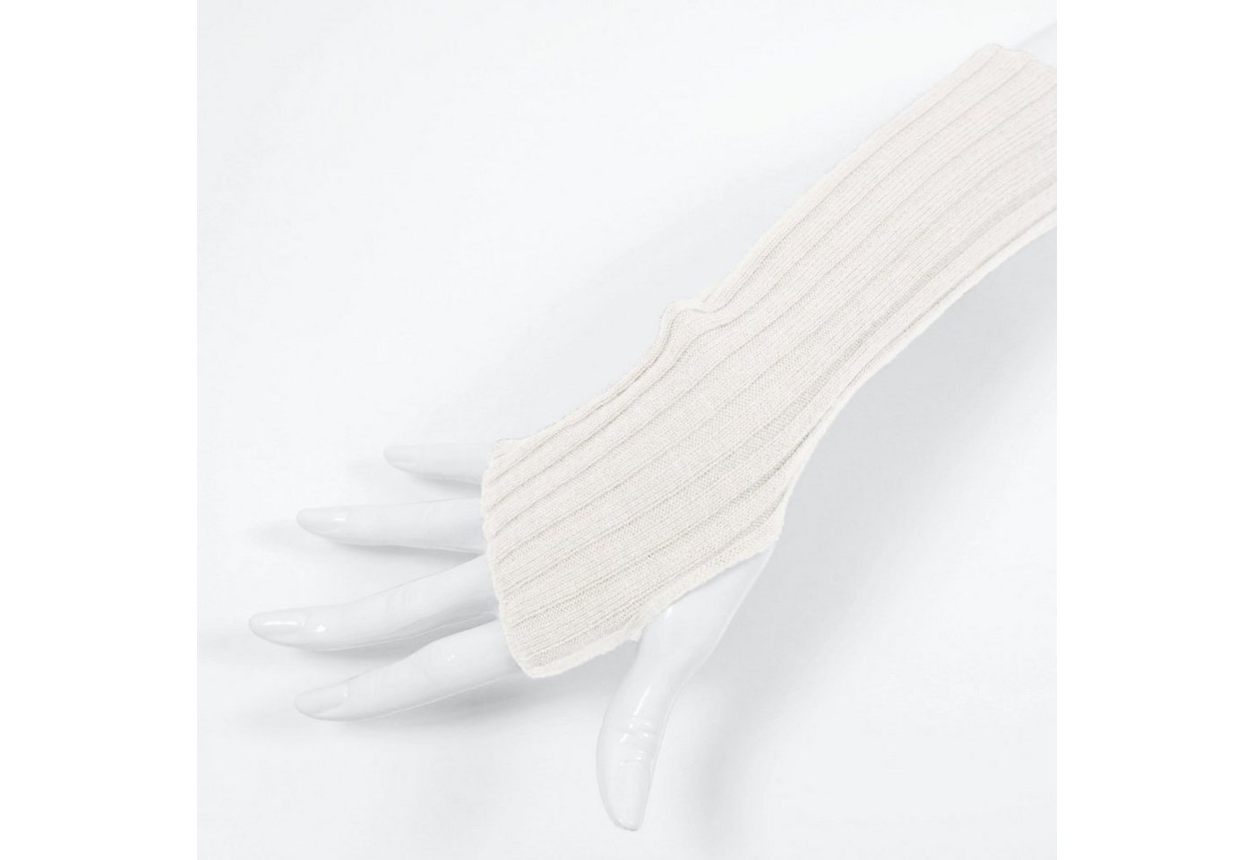 BEAZZ Armstulpen Armstulpen Damen, Pulswärmer, 100% WOLLE Merino (mit Daumenloch) Feinstrick, warm und weich von BEAZZ