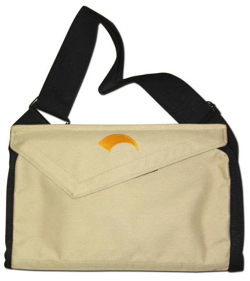 BEAZZ Messenger Bag Umhängetasche Herren, Fahrradtasche, Laptoptasche Canvas sand, Canvas - hochwertig, flexibel, robust von BEAZZ