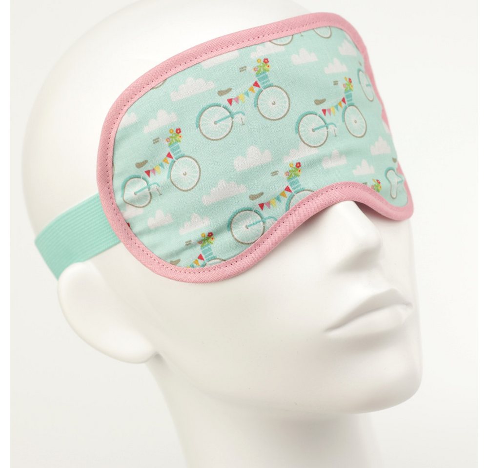 BEAZZ Schlafmaske Schlafmaske, Augenmaske, Schlafbrille - Fahrrad, Bequem - Perfekte Abdunklung, 1-tlg., HANDMADE IN GERMANY von BEAZZ