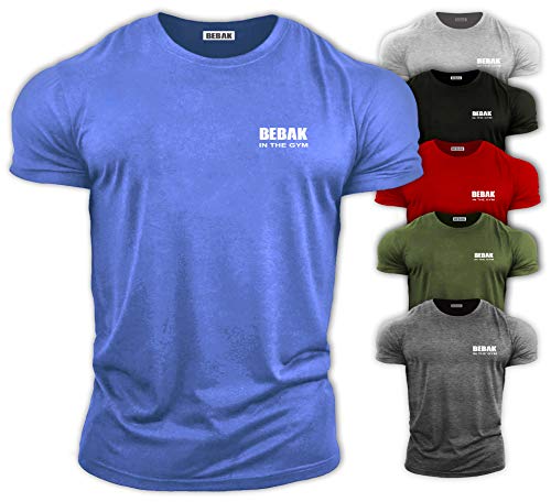 Bebak Herren Gym T-Shirt – Bodybuilding T-Shirts – Gym Kleidung – Workout Tops – Training Top – Arnold Schwarzenegger inspiriertes Design T-Shirt (RH 2XL) von BEBAK