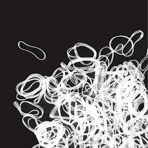 BEBEEPOO - 100 mini bandas de goma para el cabello con una caja/bolsa, suaves bandas elásticas de 2 mm de ancho y 30 mm de largo, elásticas para el cabello, fuertes, reutilizables (100 unidades-bai) von BEBEEPOO