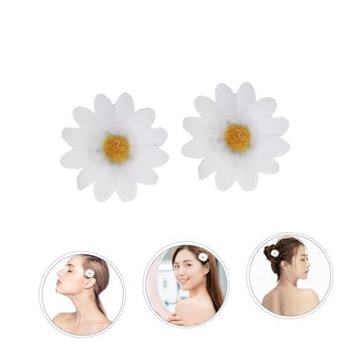BEBEMOKO 12 Stück Teiliges Mini daisy Blumen Haarspangen für Mädchen Stabile Haarklammern mit Sicheren Griff Geeignet für Haarstile für Alltag Reisen und Besondere Anlässe von BEBEMOKO