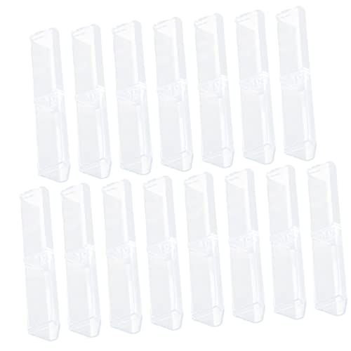 BEBEMOKO 15stücke Transparenter Stiftbehälter Stapelbar Aus Hochwertigem Material Dreiecksform Für Stabilität Leicht Und Tragbar Zum Präsentieren Und Aufbewahren Von Stiften Als von BEBEMOKO