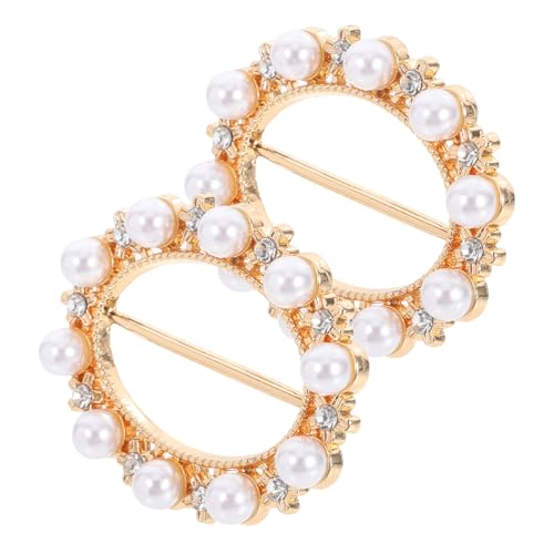 BEBEMOKO 2 Stück Schalring aus Robustem Legierungsmetall und Langlebige Seidenschal Clips für Damen Vielseitig Einsetzbar bei Alltag Party und Reise Eleganter Halter für Tücher und T von BEBEMOKO