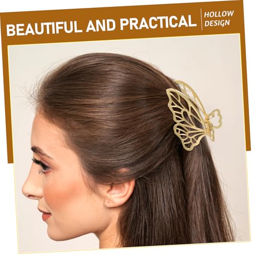 BEBEMOKO 2 Stück Teiliges Metall haarspangen Filigranem Hohlraum design Modische Haarklammern für Frauen Komfortabel und Hautschonend für Hochzeit Party und Besondere Anlässe von BEBEMOKO