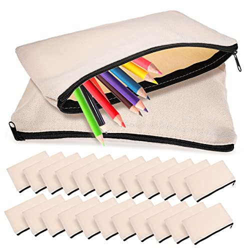 BEBEMOKO 25stücke Teiliges Schwarz Zipper Pouches Multifunktionale Stiftetaschen Kosmetik-Organizer Und Reiseaufbewahrungstaschen Für Schüler Und Reisen von BEBEMOKO