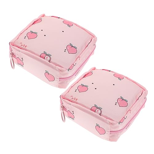 BEBEMOKO 2stücke wasserdichte Hygiene Taschen Für Damenbinden Tragbare Aufbewahrungstaschen Für Menstruationsprodukte Stylische Reise-Organizer Design von BEBEMOKO