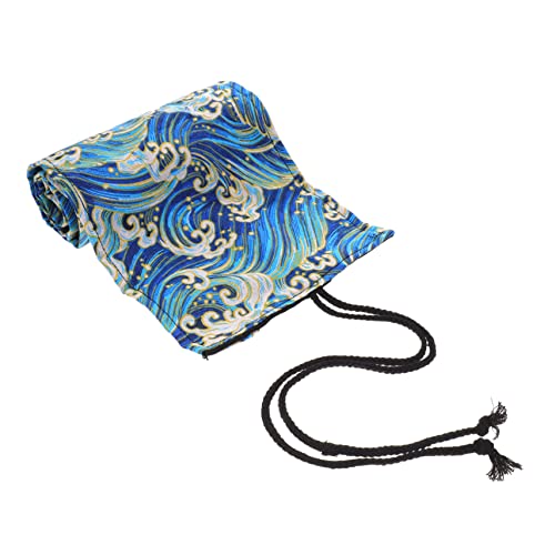 BEBEMOKO Rollmäppchen Für Stifte Mit Großem Fassungsvermögen Zusammenklappbar Und Platzsparend Für Buntstifte Bleistifte Und Skizzenstifte Organizer Für Schreibwaren von BEBEMOKO