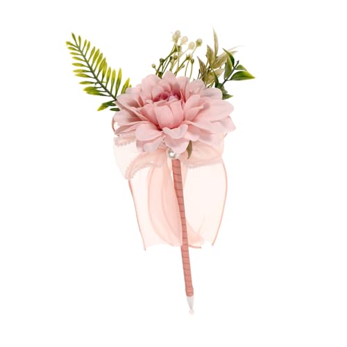 BEBEMOKO Einzigartiges Muttertagsgeschenk Zarter Künstlicher Blumenstrauß Kugelschreiber Hortensienstift von BEBEMOKO