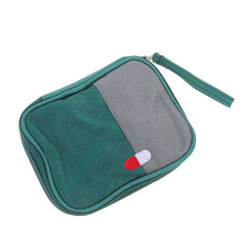 BEBEMOKO Reisetasche aus Oxford Kleine Tasche für Haushalt und Camping Tragbarer Medizin Organizer mit Großem Fassungsvermögen Stilvoll Robust für Notfälle und Unterwegs von BEBEMOKO