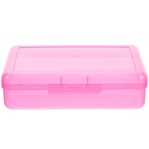 BEBEMOKO Bleistiftbox Aus Kunststoff Zum Malen Bleistiftetui Plastik Für Stifte-Organizer Federmäppchen Zum Aufbewahren Von Bleistiften Und Buntstiften von BEBEMOKO