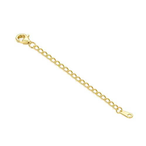 BEBEWO Große Kettenverlängerung 585 Gold Halskette Armband Verlängerungskette Gelbgold 10cm Kettenverlängerung für Damen von BEBEWO