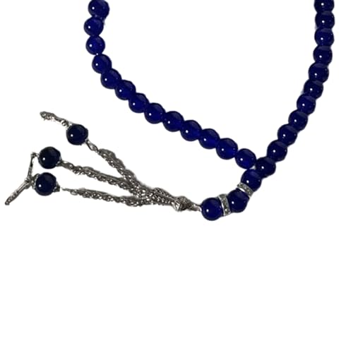 BEBIKR Halsketten für Frauen – Islamisches Tasbih-Gebetsarmband, Muslime, Rosenkranz, Perlen, Handkette, Anbetungszubehör, einzigartiges Religions-Eid-Geschenk, As shown in the figure, von BEBIKR