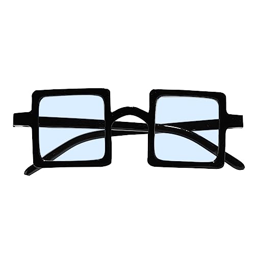 BEBIKR Übergroße quadratische Kinder-Sonnenbrille, trendige flache Oberseite, Kleinkind-Sonnenbrille für Mädchen und Jungen, 2–10 Jahre, UV-Schutz für Schutz, transparente Strand-Sonnenbrille, von BEBIKR