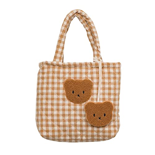 BEBIKR Unterarmtaschen für Damen, Handtasche für Damen, Umhängetasche, ästhetisch, lässig, niedlich, Einkaufstaschen, Buchaufbewahrungstasche, Schultertasche, Shopper, 4 von BEBIKR