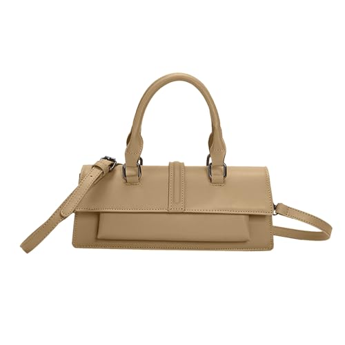 BEBIKR Unterarmtaschen für Damen, modische Umhängetasche, Handtasche, Geldbörse, PU, Umhängetasche, kleine Clutch, Geldbörse, Handy, Geldbörse, Geldbörse für Frauen, Mädchen, Dating, Arbeit, gold von BEBIKR